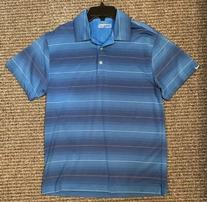 Nike Golf blau gestreiftes Dri Fit Hemd Herren Größe Small - Bild 1 von 2