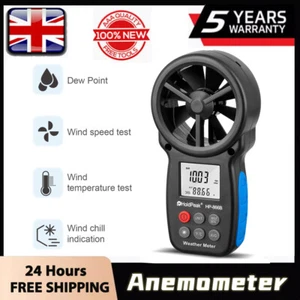 HoldPeak Digital Anemometer Handheld Wind Speed Meter for Measuring Wind Speed - Picture 1 of 13