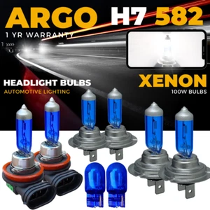 Fits Seat Ibiza MK5 DRL Headlight Hid 100w Xenon White Fog Side Light Bulbs 12v - Picture 1 of 20