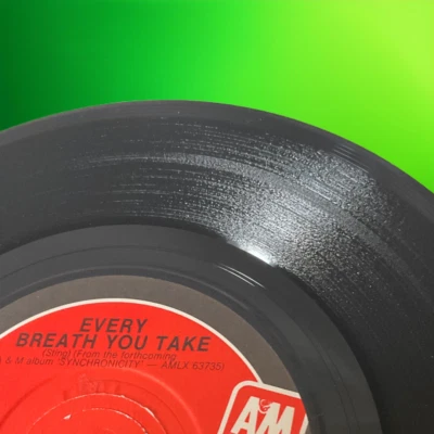 The Police - Every Breath You Take 7" Vinyl 1983 A&M AM117 EX/VG Sting - Image 1 of 4