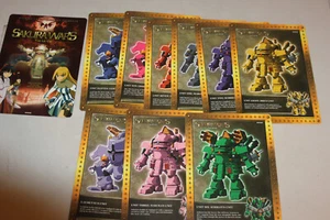 Sakura Wars The Movie Set of 10 Mini-pencil boards of the Flower Division - Picture 1 of 6