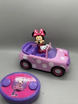 Disney Junior Minnie Mouse Roadster Pink Remote Controlled Car Tested And Works - Image 1 of 4