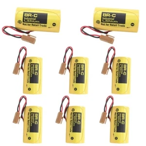 8pcs BR-C 3V for FANUC A98L-0031-0007 A02B-0120-K106 BR-CCF1TH PLC Battery - Picture 1 of 3