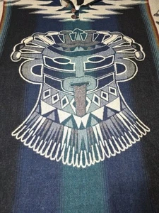 Alpaca Wool Poncho - Unisex Poncho - Hooded Poncho  Multi Color Made In Ecuador  - Picture 1 of 8