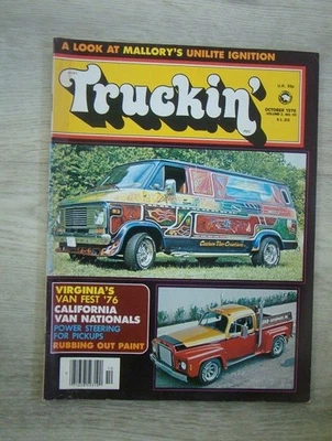 Vintage TRUCKIN' Magazine OCTOBER 1976 — 第 1/4 张图片