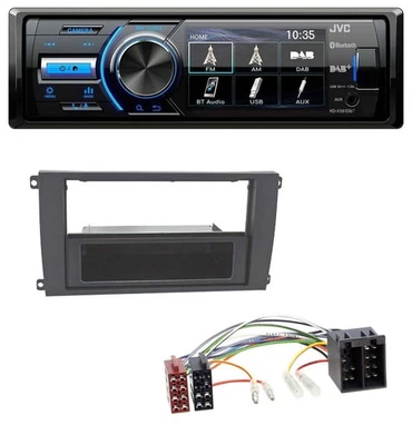 JVC Bluetooth MP3 USB DAB Autoradio für Porsche Cayenne (2002-2007) - Bild 1 von 4