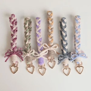 Weaving Phone Wrist Strap Bowknot Crossbody Bag Strap Cute Phone Lanyard - Photo 1 sur 18