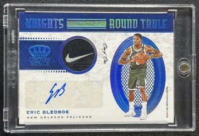 1/1 ERIC BLEDSOE 2020-21 CROWN ROYALE PARCHE NIKE SUPER PRIME USADO EN JUEGOS AUTOMÁTICO 1/1 Foto 1 de 2