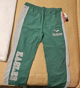 Philadelphia Eagles 3XL Nylon Track Suit Pants Kelly Green - Picture 1 of 3