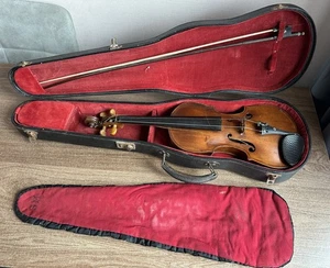 Violin 4/4 Full Size English Signed James Thomas Highfields Vintage - Picture 1 of 24