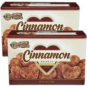 Galleta Cinnamon Hearts de Valley Lahvosh | 4,5 OZ | Paquete de 2 - Imagen 1 de 6