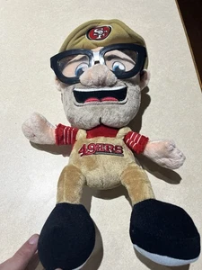 San Francisco 49ers NFL study Buddies Team Nerd Mascot Plush NWT - Picture 1 of 8