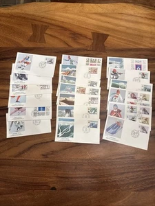 19 Yugoslavia FDC 1984 Winter Olympics First Day Covers Fleetwood - Picture 1 of 6