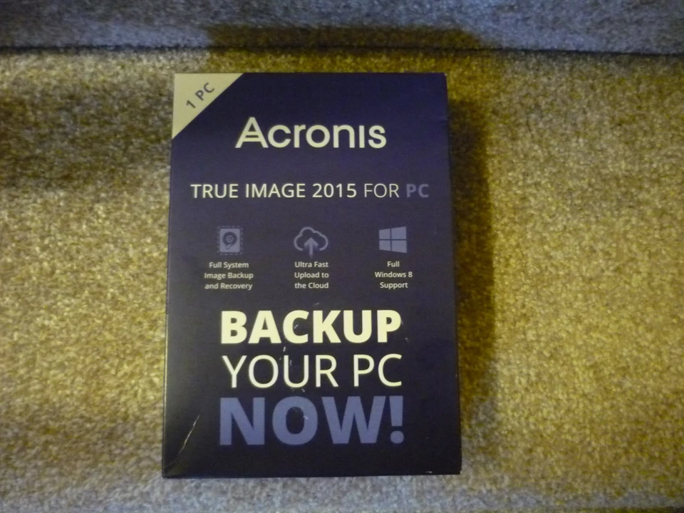 Acronis True Image 2015 For 1 Computer PC Backup Recovery Software - Image 1 of 2