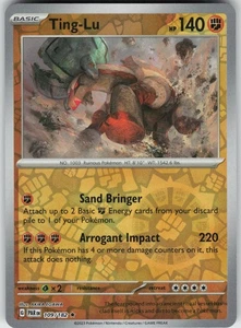 PO-01 Reverse Holo Ting-Lu 109/182 Rare SV04: Paradox Rift - Picture 1 of 1