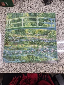 Seerosen und japanische Brücke, 500 Stck. Puzzle, Monet Detail - Bild 1 von 2