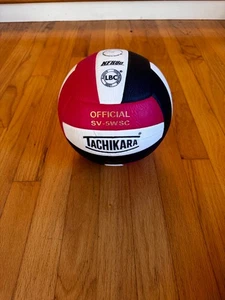 Tachikara SV5WSC Sensi-Tec Composite Volleyball rot/schwarz/weiß - gebraucht von der Schule - Bild 1 von 5