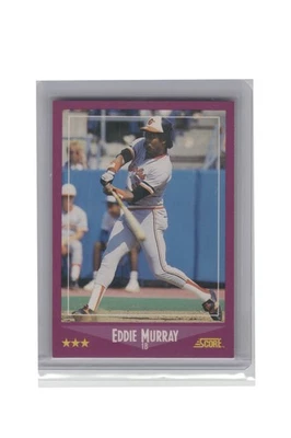 1988 Score #18 Eddie Murray B10R4C8 - Image 1 of 2
