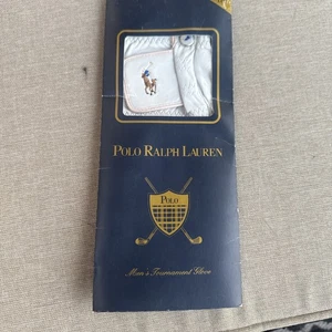 Vintage Polo Ralph Lauren Golf Glove Sheepskin Leather w/ Ball Marker NOS - Picture 1 of 5
