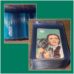 1940 Castell Zauberer von Oz Dorothy Glinda böse Hexe Affen Kartenset SEHR SELTEN - Bild 1 von 7
