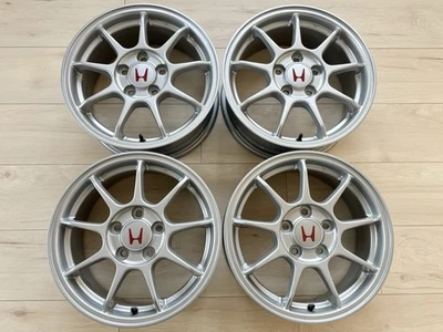 Honda Accord Euro-R Type-R OEM JDM CL1 Original Aluminum Wheels 16x6.5+55 RARE - Image 1 of 4