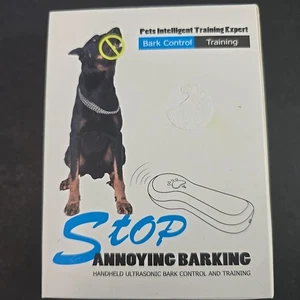 Anti Barking Device Dog Ultrasonic Deterrent Blue Up To 16 Ft Effective Training - Picture 1 of 6