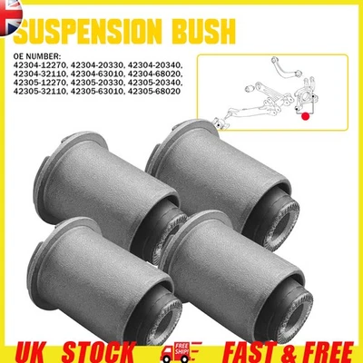 4x Rear Axle Lower Mounting, Control/Trailing Arm for TOYOTA Celica Coupe (T23) - Image 1 of 4