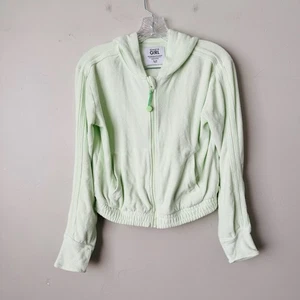 Athleta Girl Surf And Sand Mint Green Full Zip Hoodie Girls Size XL - Picture 1 of 7