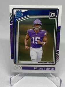 2024 Donruss Optic Rated Rookie Card #224 DALLAS TURNER - Picture 1 of 1