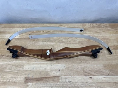 Vintage bullseye take down recurve archery bow  - Image 1 of 4