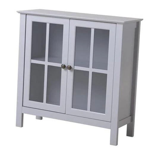 American Furniture Classics OS Home and Office Glass Door Accent and Display ...
