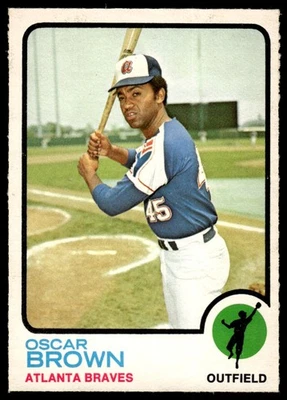 1973 O-Pee-Chee Oscar Brown Atlanta Braves #312 - Image 1 of 2