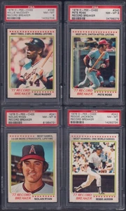 PSA 8 1978 OPC O-Pee-Chee Topps #241 Nolan Ryan Record Breaker Angels HOF READ - Picture 1 of 20