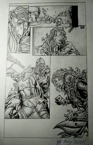Aphrodite In The Fight Of Her Life Drawing By Jeff Ewing - Picture 1 of 1