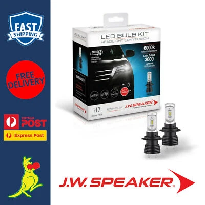 JW Speaker H7 LED Globes H7 LED Headlight Kit H7 LED Headlight Globes 999007 - Image 1 of 4