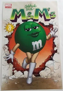 Marvel Custom M&M's 75 aniversario 24""x36"" - póster promocional original SDCC 2016 - Imagen 1 de 1