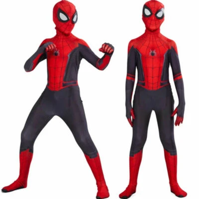 Halloween Boy Kids Men Spiderman Far From Home Party Cosplay Costume Fancy Dress