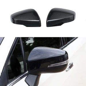 Fits Subaru Forester SK 2019-2024 Carbon Fiber Rearview Mirror Side Cover Trim - Picture 1 of 7