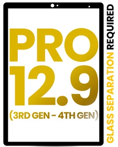 Front Glass iPad Pro 12.9" 3rd Gen 2018 Pad Pro 4th Gen 2020 (All Colors) - Picture 1 of 6