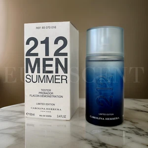 Carolina Herrera 212 Men Summer Limited EDT 100ML 3.4oz NEW - Picture 1 of 3