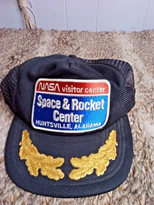 De colección NASA Espacio y Centro de Cohetes Parche Snapback Sombrero Alabama Centro de Visitantes - Imagen 1 de 8