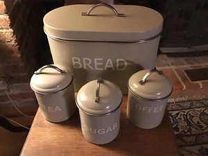 Tea,Sugar, Coffee and bread bin set. - Picture 1 of 3