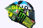 RARE Casco Helmet VALENTINO ROSSI Mugello 2021 SPARK 1:5 +Magazine no Minichamps