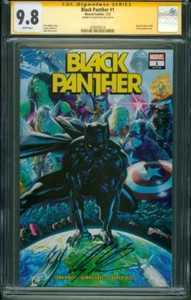 Black Panther 1 CGC SS 9.8 Alex Ross Wraparound Cover Avengers 1/22 - Picture 1 of 2