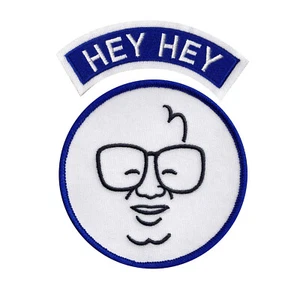 1998 Chicago Cubs Jack Brickhouse "Hey Hey" & Harry Caray Jersey Sleeve Patch - Bild 1 von 1