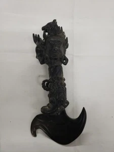 Antique Tibetan Bronze PhurpaKartikaHayagriva Chopper - Picture 1 of 10