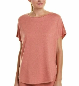 Natori ZEN Light Cayenne Polyester Rayon French Terry Knit Top L & Pant XL - Picture 1 of 7