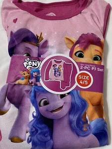 My Little Pony girls 2 pc flannel pajama set multiple sizes new #522 - Picture 1 of 7