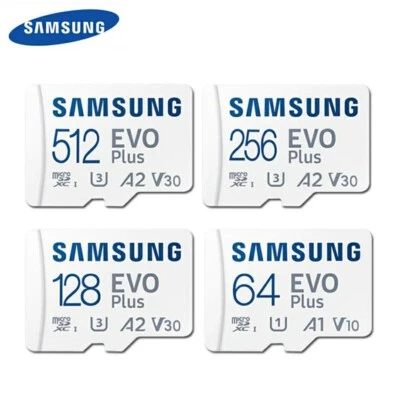 Samsung Evo+ micro SD SDXC Class 10 memory card 256 U3 A2 130MB/S - Image 1 of 4