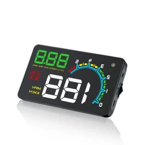 D3000 OBD2 HUD Car Head Up Display Windshield Projector Alarm Digital Speedomete - Picture 1 of 12